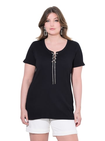 MIAMODA Shirt in schwarz