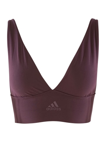 adidas Bügelloser BH LONGLINE BRA 1er-Pack in Bordeaux