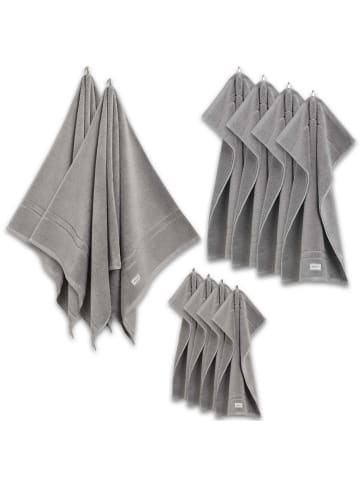 Gant Handtuch 1er Pack, 10er Pack in Grau