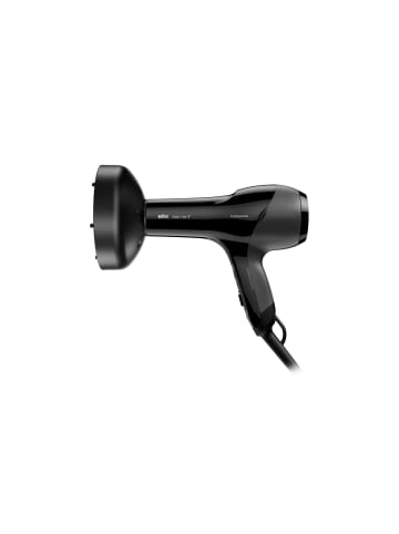 Braun Satin Hair 7 Sensodryer mit AC Motor mit Diffusor in Schwarz