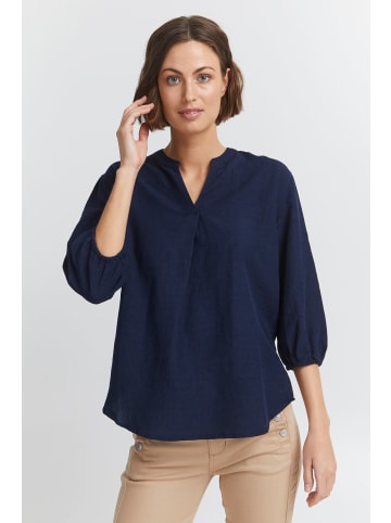 Fransa Shirtbluse in blau