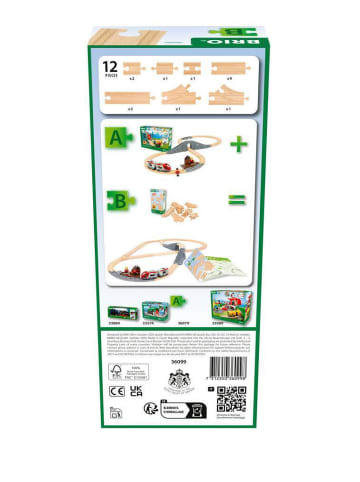 Brio Aktionsspiel BRIO World - Schienen Starter Sortiment B Ab 3 Jahre in bunt