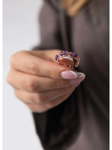PURELEI Ring Purple Dusk Rosegold