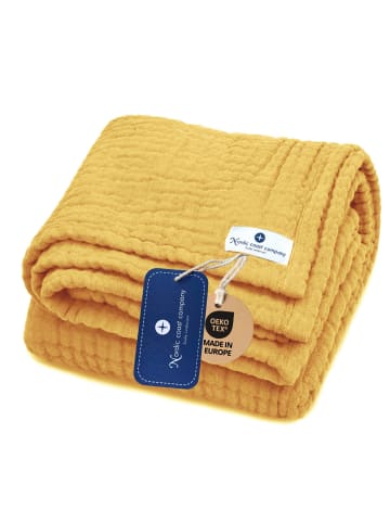 nordic coast company Musselindecke, Puckdecke, Einschlagdecke, Babydecke Musselin, atmungsaktiv