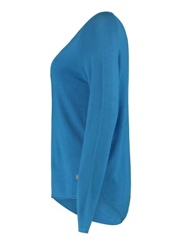 Hailys Dünner Pullover Rundhals Langarm Basic Shirt Ma44rin in Blau