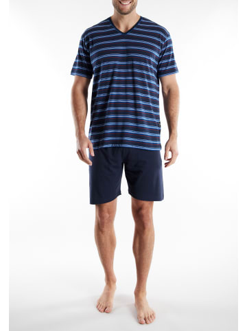 Götzburg Shorty Midtown in blau-mittel-Ringel