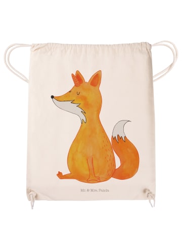 Mr. & Mrs. Panda Gym Bag Einhorn Fuchs ohne Spruch in Creme