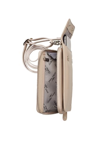Golden Head Palma Handytasche RFID Leder 10,5 cm taupe