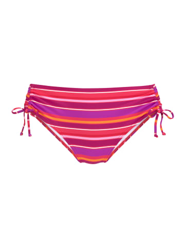 s.Oliver Bikini-Hose in pink bedruckt