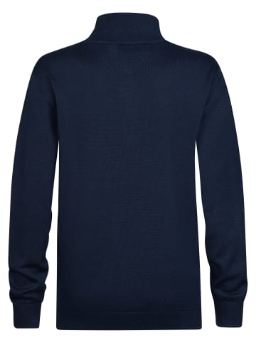 Petrol Industries Strickpullover mit Reißverschluss ironshore in Blau