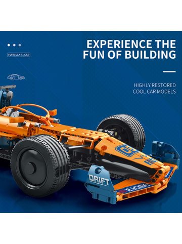 COFI 1453 Reobrix 11006 Rennwagen 2 Remote Control Modes 928 Teile ab 14 in Orange Blau