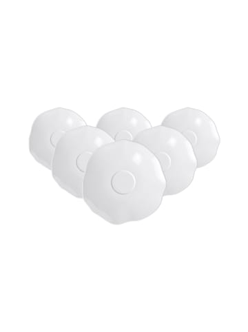 Villeroy & Boch 6er Set Kaffeeuntertassen Pura ø 15,6 cm weiß in weiß