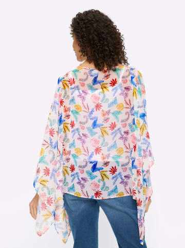 Heine Druck-Tunika in weiß-hummer-bedruckt