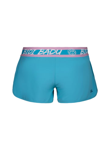 BIDI BADU Tiida Tech 2 In 1 Shorts - red/dark blue in aqua/weiß