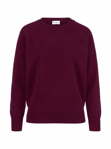 Hessnatur Hessnatur Pullover Relaxed BETTER RECYCLING aus Cashmere mit Recycling-Anteil in bordeaux