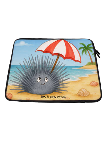 Mr. & Mrs. Panda Laptoptasche Seeigel Design ohne Spruch in Weiß