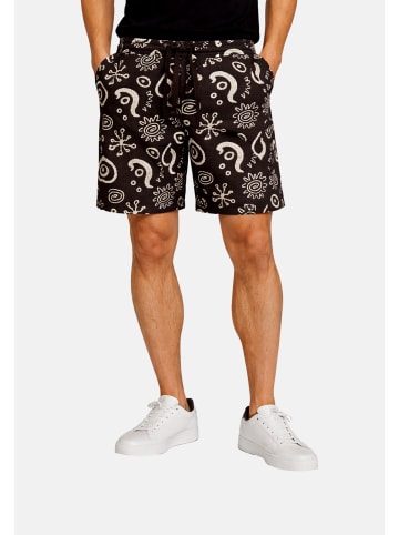 Only&Sons Shorts 'Cruz Seersucker' in schwarz