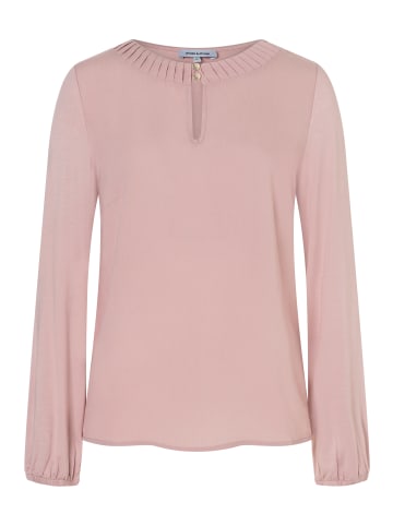 More & More Blusenshirt Materialmix in dusty rose