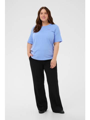 KAFFE curve T-Shirt kurzarm KCesma Regular fit in Vista Blue