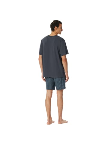 Schiesser Pyjama in Dunkelblau