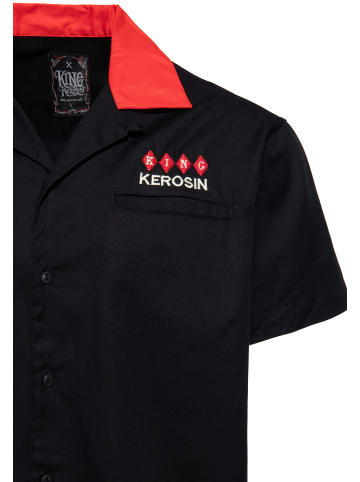King Kerosin King Kerosin Lounge Hemd Speed Kings in schwarz