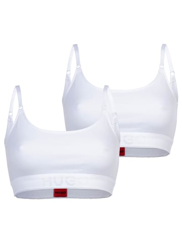 HUGO Bustier 2er Pack in Weiß