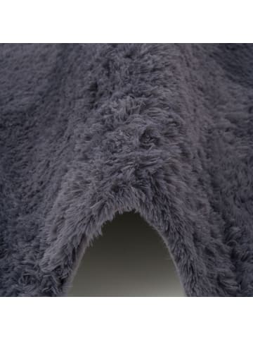 Pergamon Hochflor Shaggy Teppich Fluffy in Anthrazit