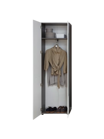 ebuy24 Garderobenschrank LineGD Silber 60 x 35 cm
