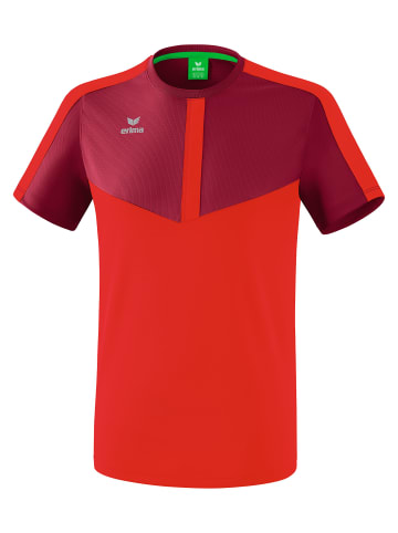 erima Kinder Squad T-Shirt in bordeaux/rot