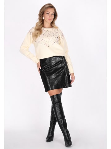 faina Damen Pullover in Wollweiss