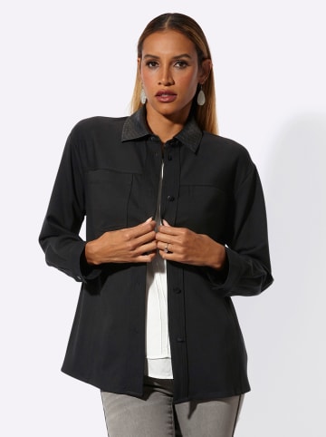 creation L Hemdjacke in schwarz