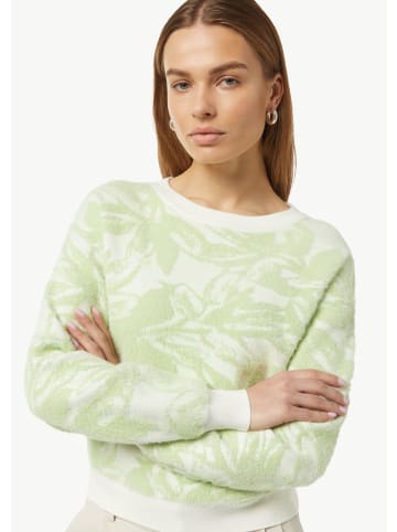 comma CI Strickpullover langarm in Weiß