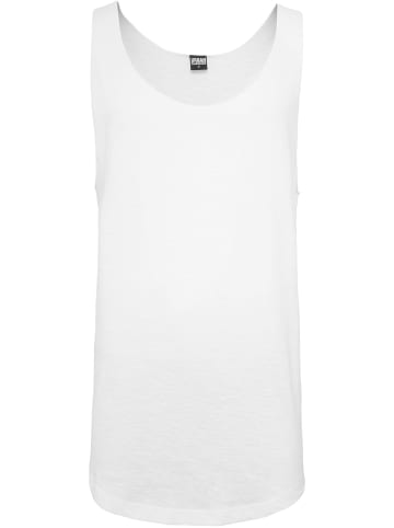 Urban Classics Urban Classics Herren Long Shaped Open Edge Loose Tank in white