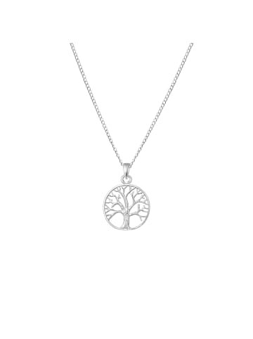 Alexander York Kette mit Anhänger TREE OF LIFE in 925 Sterling Silber, 2-tlg. in silber
