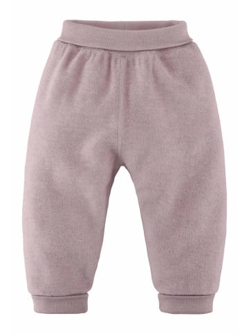 Hessnatur Hessnatur Wollfrottee Hose aus reiner Bio-Merinowolle in mattrosa