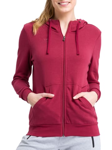 erima Damen Kapuzensweatjacke in bordeaux