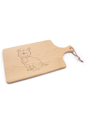 Mr. & Mrs. Panda Brotzeitbrett Hund Glück ohne Spruch in Transparent