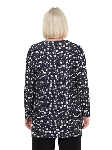 Ulla Popken Longshirt in schwarz