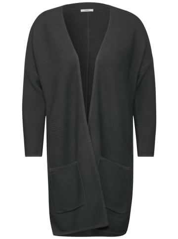 Cecil Offener Long Cardigan in Grün