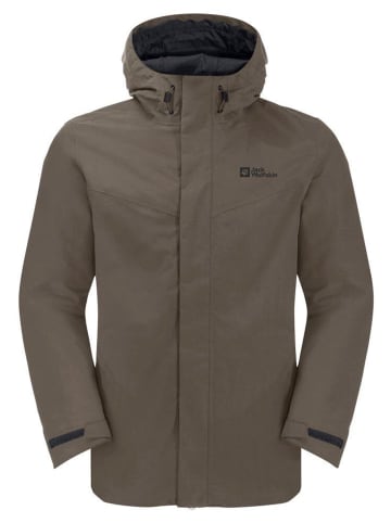 Jack Wolfskin Funktionsjacke 3 in1 ALTENBERG 3IN1 JKT in Braun