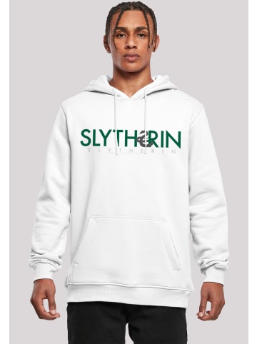 F4NT4STIC Hoodie Harry Potter Slytherin Text in weiß