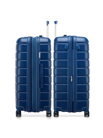 Roncato Relife 4 Rollen Trolley 78 cm mit Dehnfalte in blau