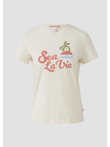 QS T-Shirt in 08D2_helles sand