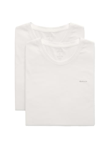 Gant T-Shirt 4er Pack in Weiß