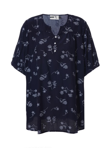 Studio Shirt Kerstin in Blue flower print