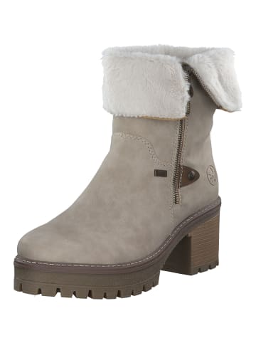 rieker Winterstiefeletten in champignon/zimt/offwhite