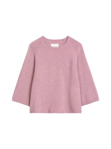 Marc O'Polo Tweed-Pullover regular in Medium Purple