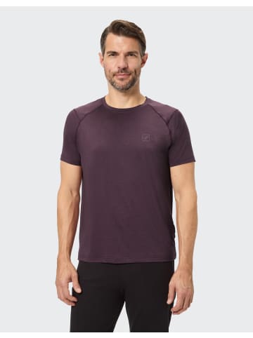 Joy Sportswear T-Shirt JULES in deep burgundy melange