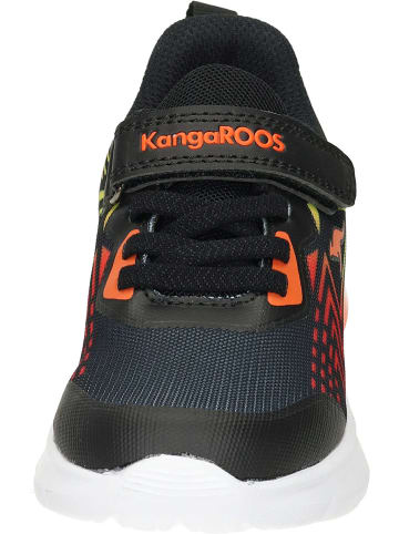 Kangaroos Sneakers Low in jet black/neon orange