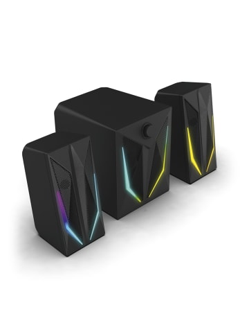 uRage 2.1-Gaming-Lautsprecherset "BLAST-R 621", 20W, PC, Konsolen, TV   Weiteres